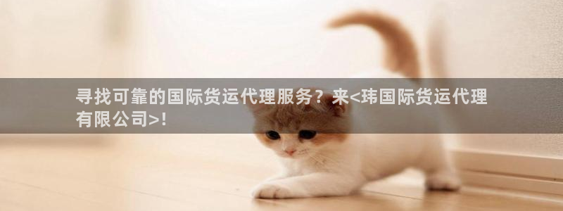 尊龙人生就是博送38：寻找可靠的国际货运代理服务？来<玮