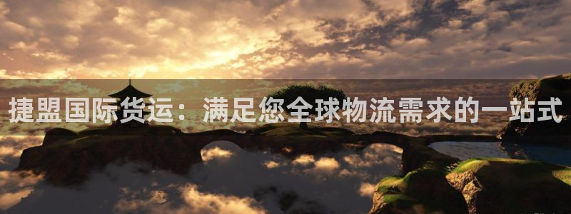 尊龙官方平台：捷盟国际货运：满足您全球物流需求的一站式