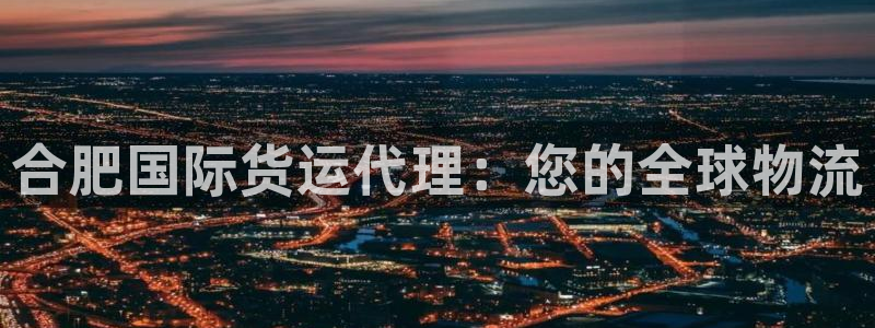 尊龙人生就是博旗舰厅：合肥国际货运代理：您的全球物流