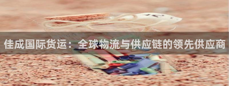 尊龙凯时d5138：佳成国际货运：全球物流与供应链的领先
