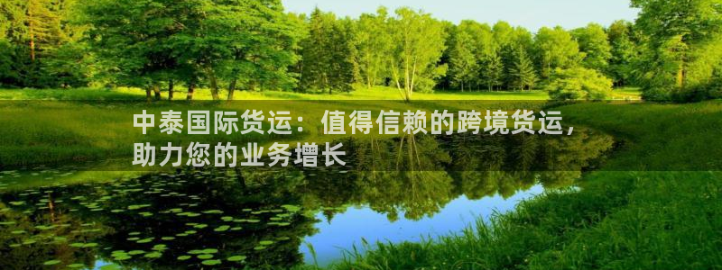 尊龙凯时ag旗舰厅登陆：中泰国际货运：值得信赖的跨境货运