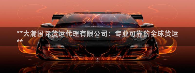 尊龙集团：**大瀚国际货运代理有限公司：专业可靠的全球货
