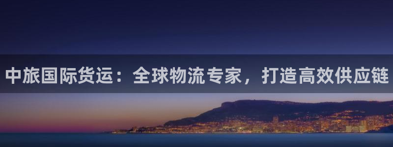 尊龙凯时人生就博：中旅国际货运：全球物流专家，打造高效供