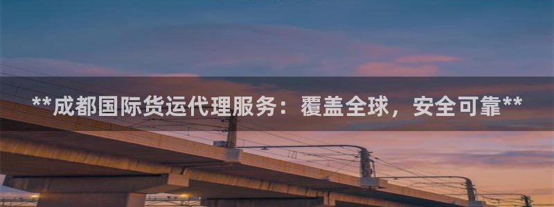 尊龙凯时美金能提取吗：**成都国际货运代理服务：覆盖全球